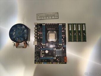 Výkonná sestava: Xeon 8jádro/16vláken + 16GB RAM + deska + c