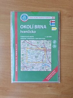 Turistická mapa - Okolí Brna - Ivančicko