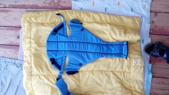 Baby bjorn nosítko modré s fusakem