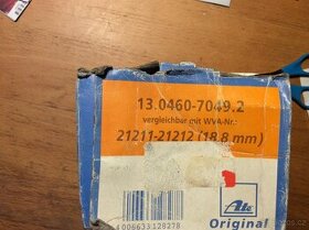 Brzdové destičky přední  Ate 607049