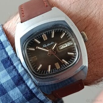 Sovětské náramkové hodinky RAKETA "Televize"
