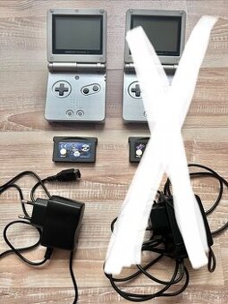 Gameboy Advance SP + hra a nabíječka