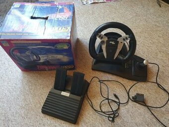 Prodám herní volant s pedály na PS1 /PS2/, Nintendo
