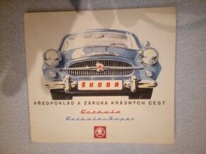 škoda Octavia-Octavia Super-krásný orig. prospekt, česky