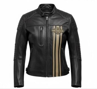 Moto Dámska Kožená Bunda Harley Davidson