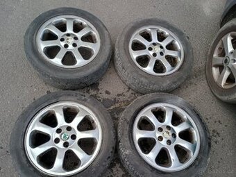 Laurin a Klement ALU kola sjeté pneumatiky 5x100 16 disky -