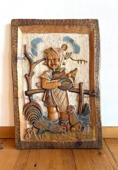 Ručně vyřezávaný obraz