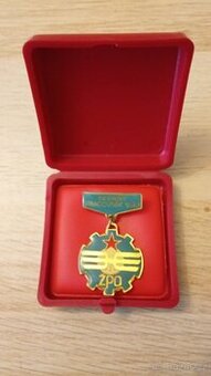 Rezortní odznak ČSSR – Vzorný pracovník VHJ (ŽPO) v původní