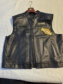 Kožená vesta Harley Davidson - 1