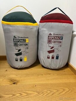 2x Bavlněný spací pytel Arpenaz 0 °C
