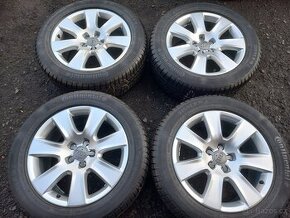 Prodám sadu Orig ALU kol Audi 235/55R18 zimní