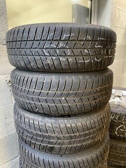 Plech disky 5x112 včetně zimních pneu 195/65R15