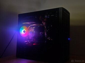 Herní PC - 7600 3.8 GHz, AMD RX 6500 XT, Windows 11