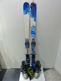 Nové juniorské skialpy set Atomic 140 vázání diamír pásy - 1