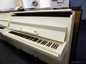 Bílé piano, pianino, klavír Petrof - 1
