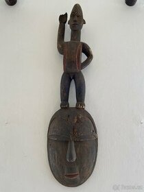 Africká maska - kmenové umění - 1