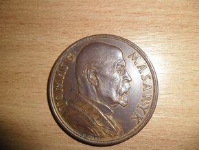 medaile Masaryk- narozeninová 1935 (50mm )