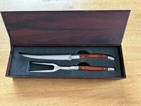 Nůž na šunku + vidlička - dárková kazeta - 1