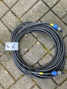 Reproduktorový kabel Cordial 2x4mm-15m,speakony Neutrik  č.3