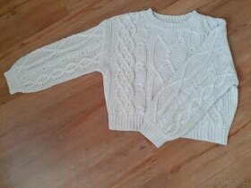 Dámský/ dívčí krátký pletený svetr, vel 34