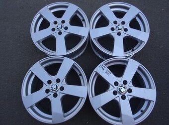 Alu disky na Škoda, 16", 5x100, ET 38, šířka 6,5J