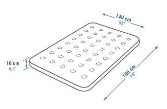 Kempingová nafukovací matrace Air Basic 140 cm pro 2 osoby