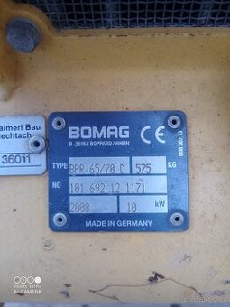 Vibrační deska bomag