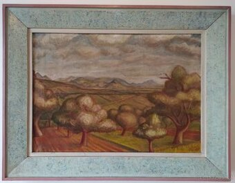 František Hora - Středočeská krajina - obraz