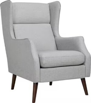 Křeslo ušák šedý, designový z XXXLutz -nový