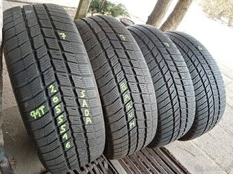 Zimní pneu 4kusy 205/55/16 vzorek 90% BARUM - dobírka možná