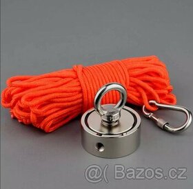 Magnet fishing 120 kg, lano 20 m, 2x rukavice - 1