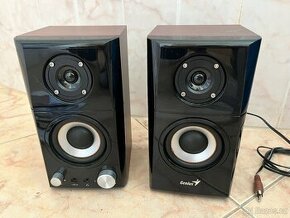 Prodám 2 repráčky Genius SP-HF500A + mikrofon Hama