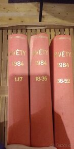 Květy - svázaný ročník 1984, všechna čísla