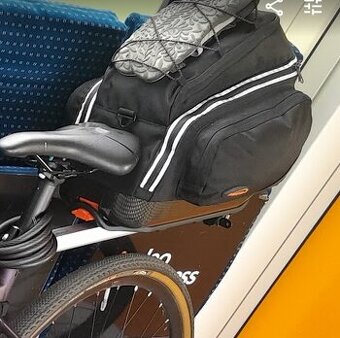 Brašna nosičová Ibera BA11 Commuter+Nosič na sedlovku Iber