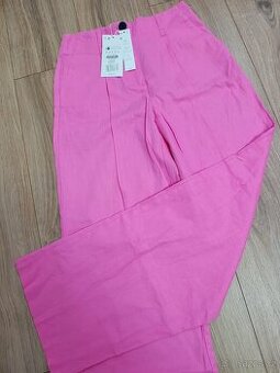 Nové široké kalhoty Bershka vel.34
