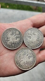2 Zlatníky ročníky 1874bz,1882bz,1891bz