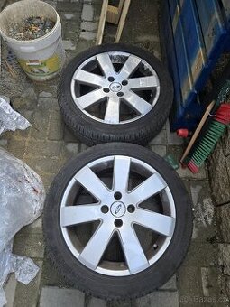 ALU kola + pneu r17 4x108