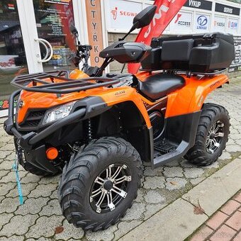 CFMOTO Gladiator X520, 2 sady kol, naviják, tažné