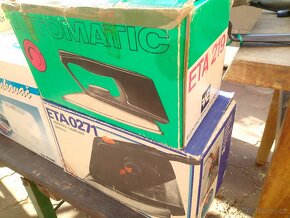 Prodám žehličku ETA 219,ETA0271,robot ETA 0010