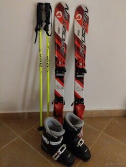 Lyžařské boty zn.Alpinavel 33, lyže Zn Sporten 100cm