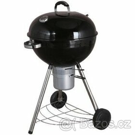 NOVÝ VELKÝ BBQ KOTLÍKOVÝ GRIL + TEPLOMĚR - 54CM - PC/2390KČ