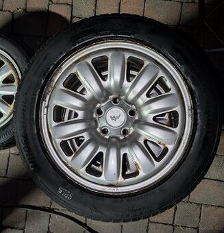 Opel Astra kola 16": plech. disky + zimní pneu