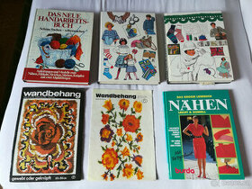 Prodám 4 knihy A 4 v NJ - šití, pletení, střihy