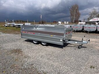 Přívěsný vozík, plato, 304x153 cm, 750 kg