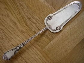 Secesní stříbrná dezertní lopatka, stříbro ryzosti 800/1000