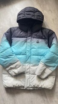 Zimní bunda Benetton vel.XL, 10-11let, vel.146-152