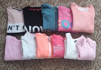 Dívčí mikiny a svetry vel. 3 měs. - 146