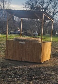 Přístřešek, krmelec na seno