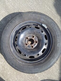 Kola 5x100 s pneu 167/70 r14 81T plechové disky