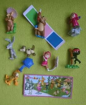 Kinder figurky-sada Máša a Míša 5  BPZ 1x